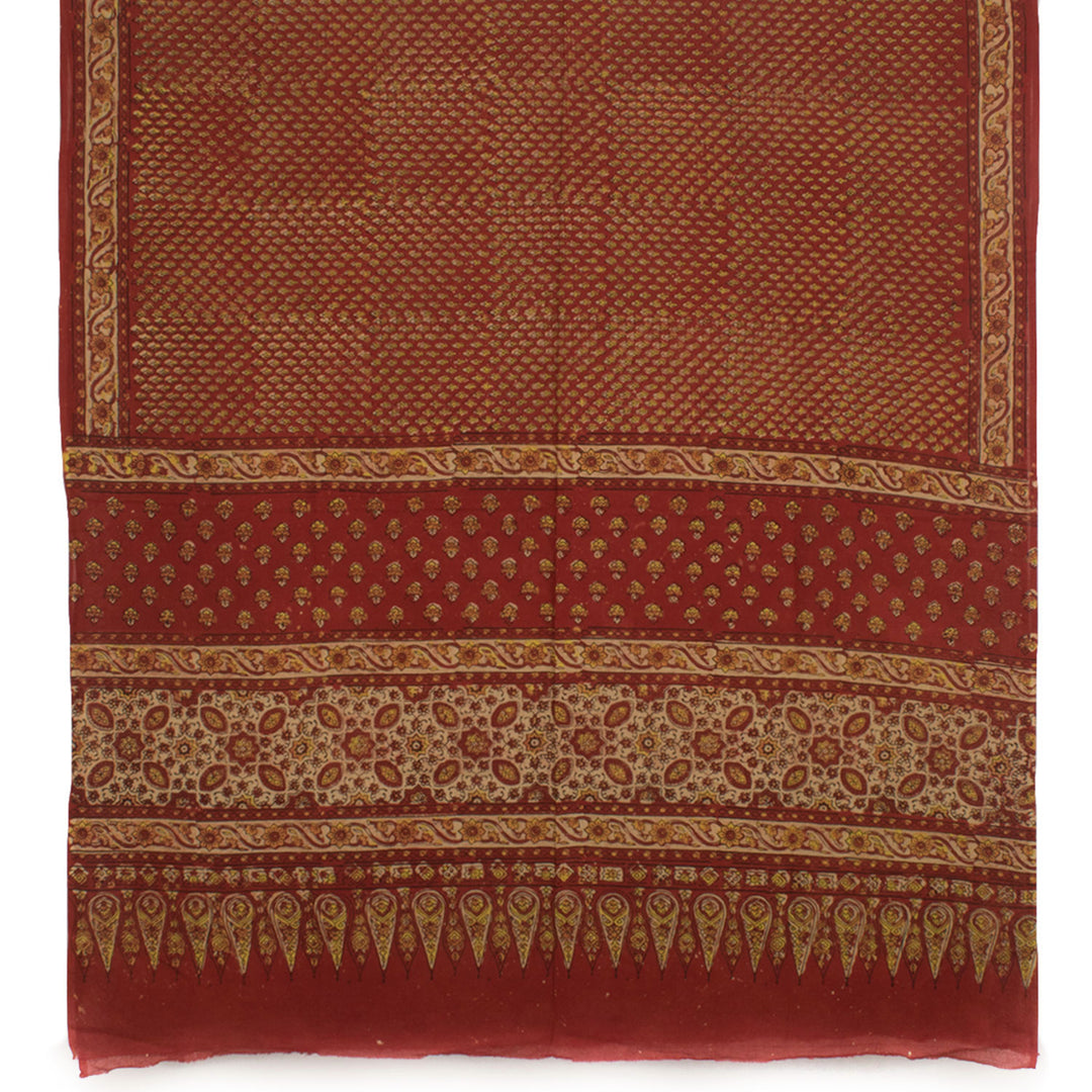 Ajrakh Printed Cotton Salwar Suit Material 10056757