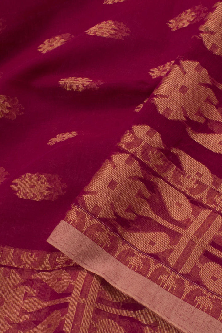 Handloom Jamdani Style Cotton Saree 10058455