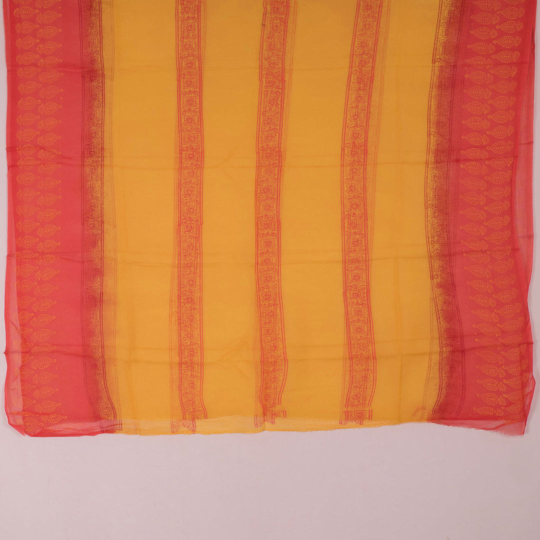Hand Block Printed Cotton Salwar Suit Material 10054778