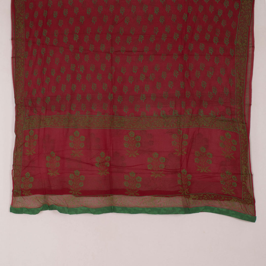 Hand Block Printed Cotton Salwar Suit Material 10054785