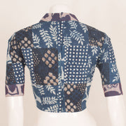 Indigo Blue Dabu Printed Cotton Blouse 10059255