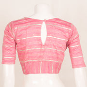 Pink Gotapatti Embroidered Chanderi Blouse 10059331