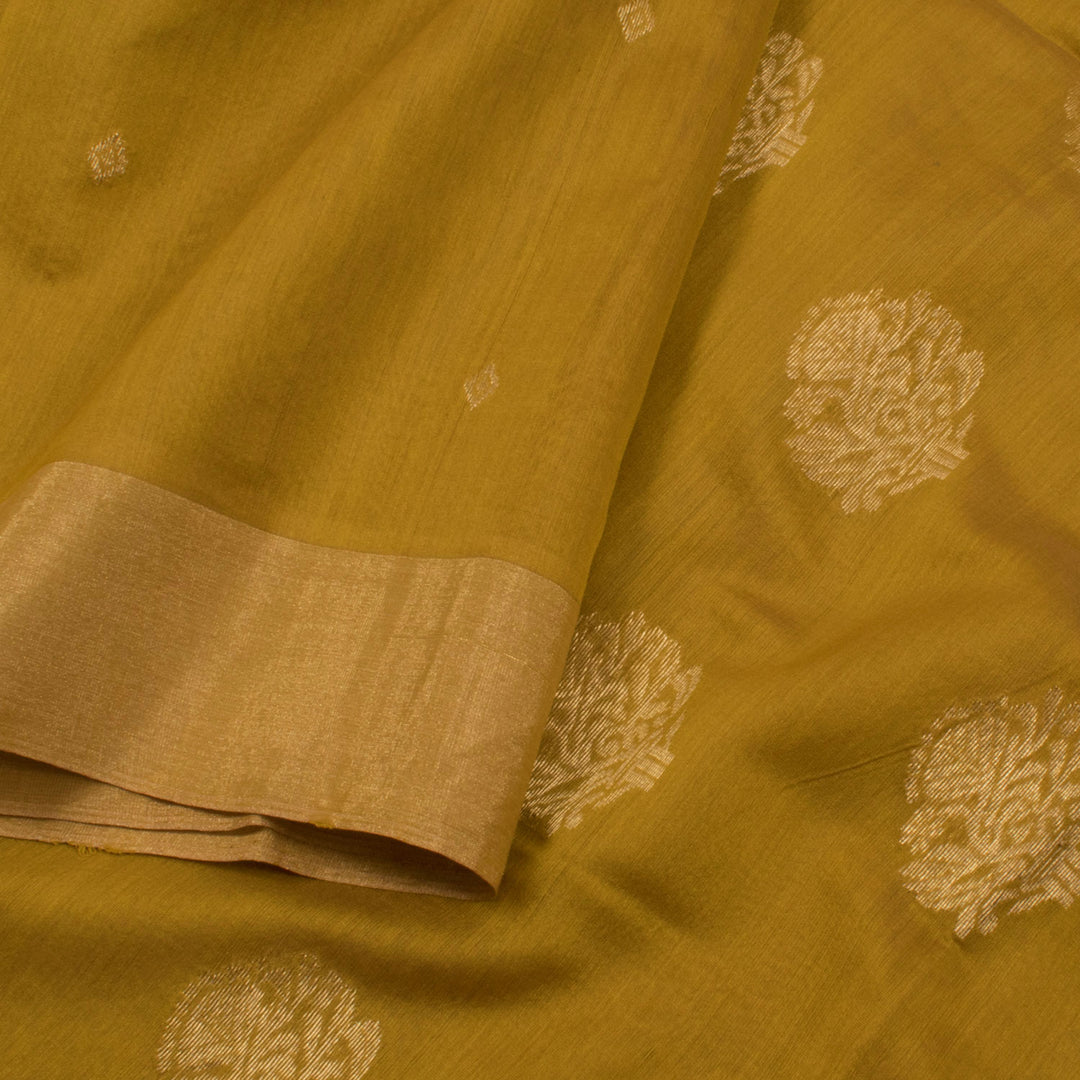 Handloom Chanderi Silk Cotton Saree 10054380