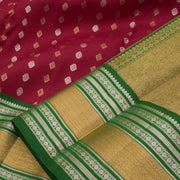 Pure Zari Bridal Korvai Kanjivaram Silk Saree 10055446
