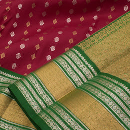 Pure Zari Bridal Korvai Kanjivaram Silk Saree 10055446