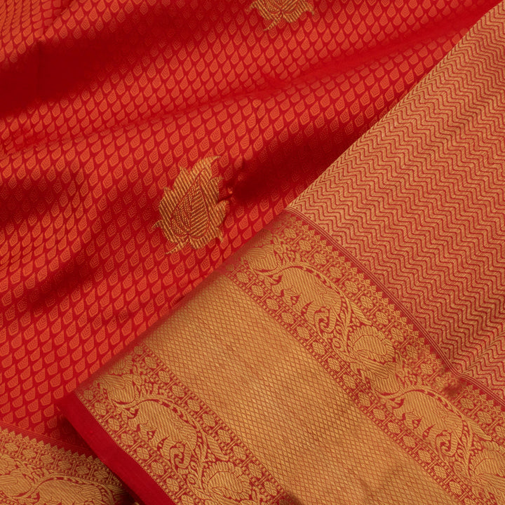 Handloom Pure Zari Bridal Jacquard Kanjivaram Silk Saree 10056285
