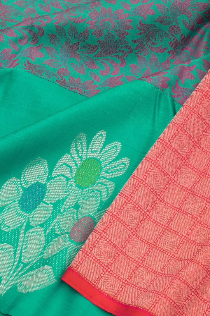 Pure Silk Jacquard Kanjivaram Silk Saree 10059207