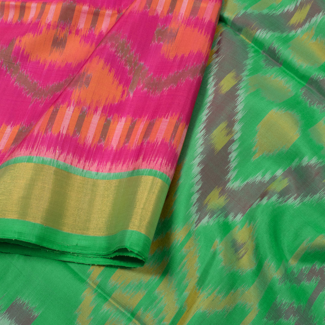 Handloom Ikat Kanjivaram Soft Silk Saree 10054576