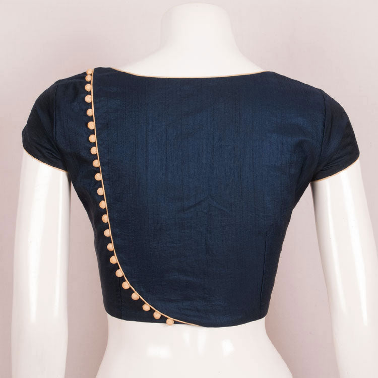 Handcrafted Raw Silk Blouse 10051126
