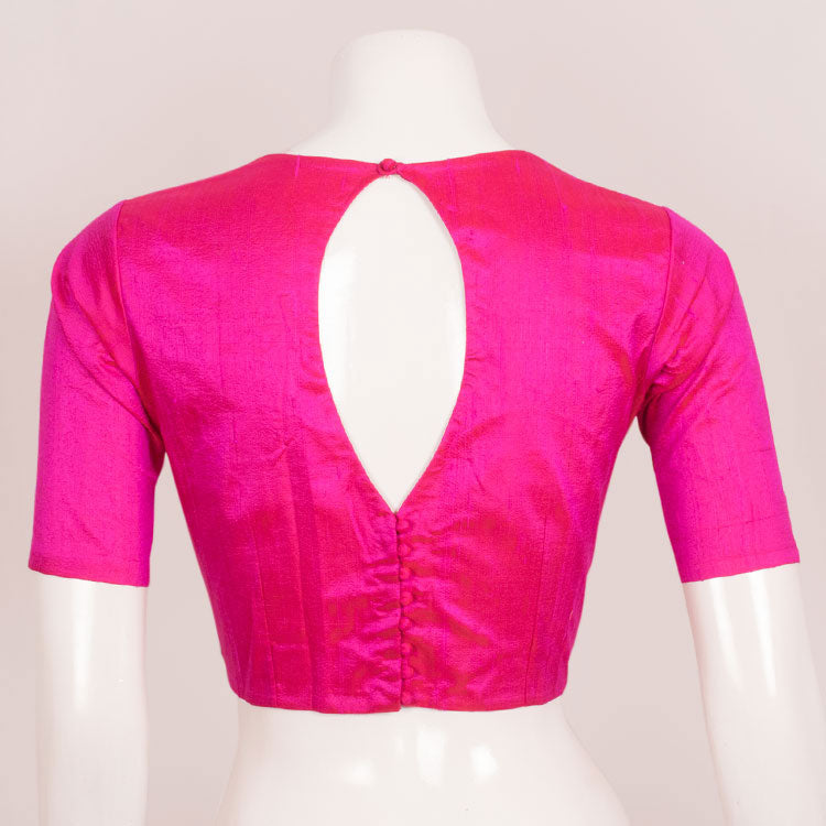 Handcrafted Raw Silk Blouse 10051137
