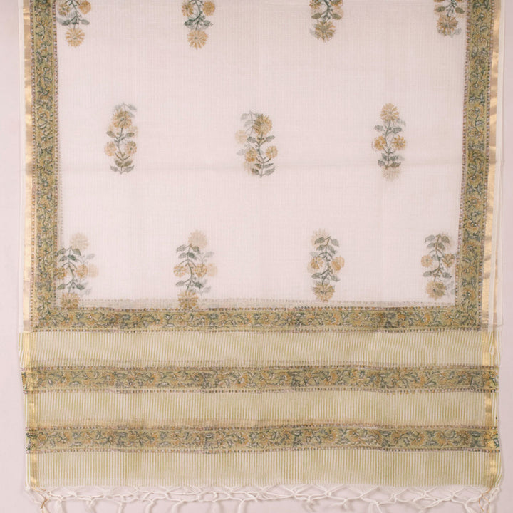 Sanganeri Hand Block Printed Cotton Salwar Suit Material 10056583