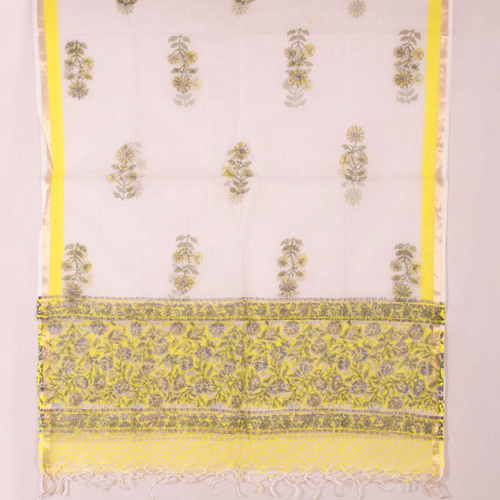 Sanganeri Hand Block Printed Cotton Salwar Suit Material 10056586