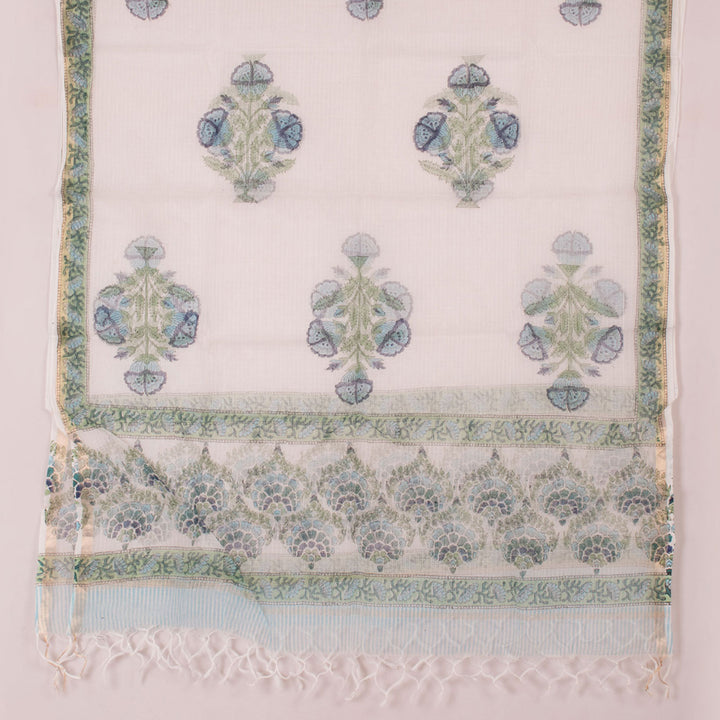 Sanganeri Hand Block Printed Cotton Salwar Suit Material 10056594
