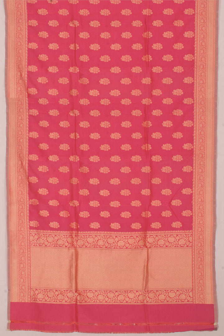 Handloom Banarasi Katrua Silk Cotton Dupatta 10058262