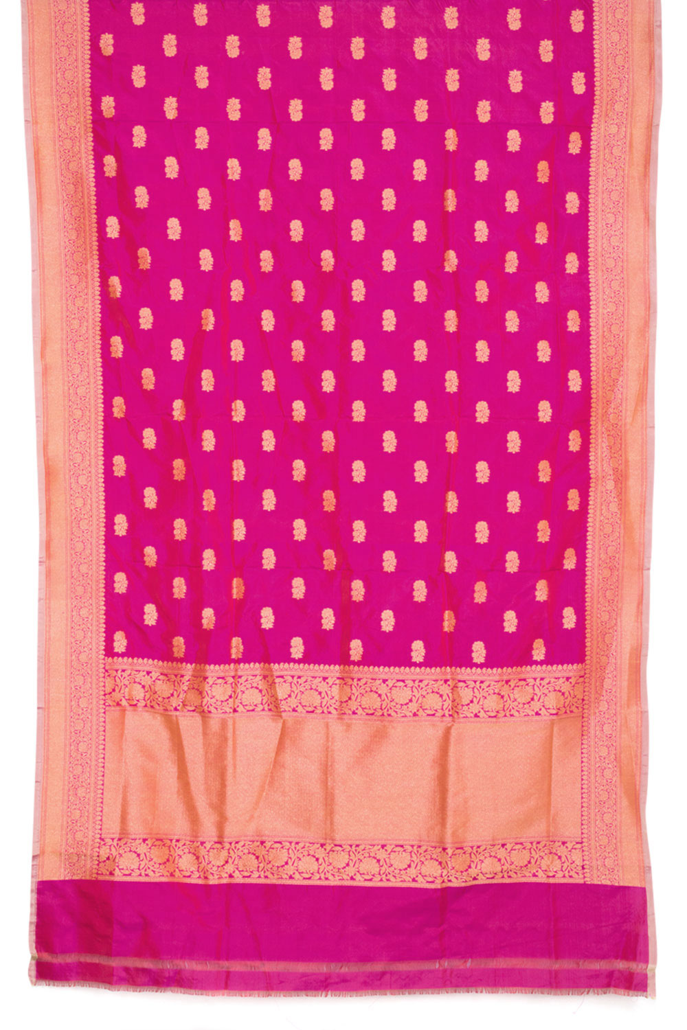 Handloom Banarasi Katrua Katan Silk Dupatta 10059863