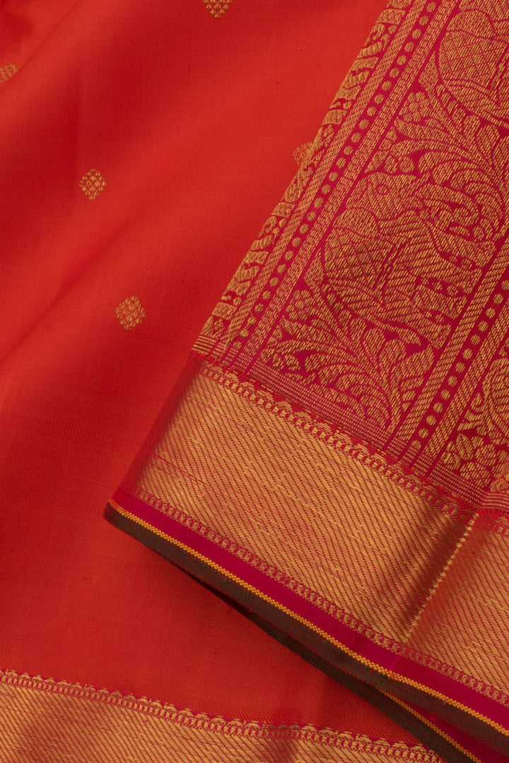 Handloom Pure Zari Bridal Kanjivaram Silk Saree 10058689