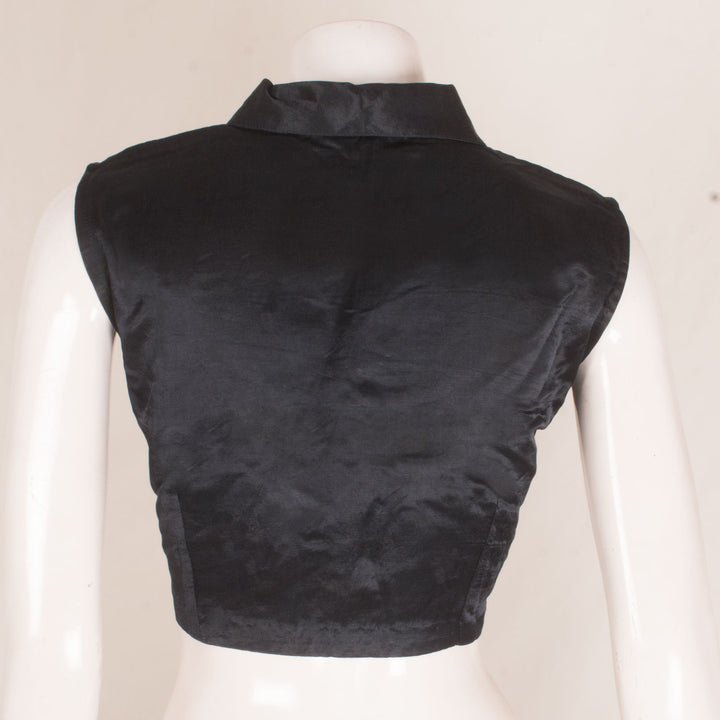 Handcrafted Sleeveless Modal Silk Blouse 10058986