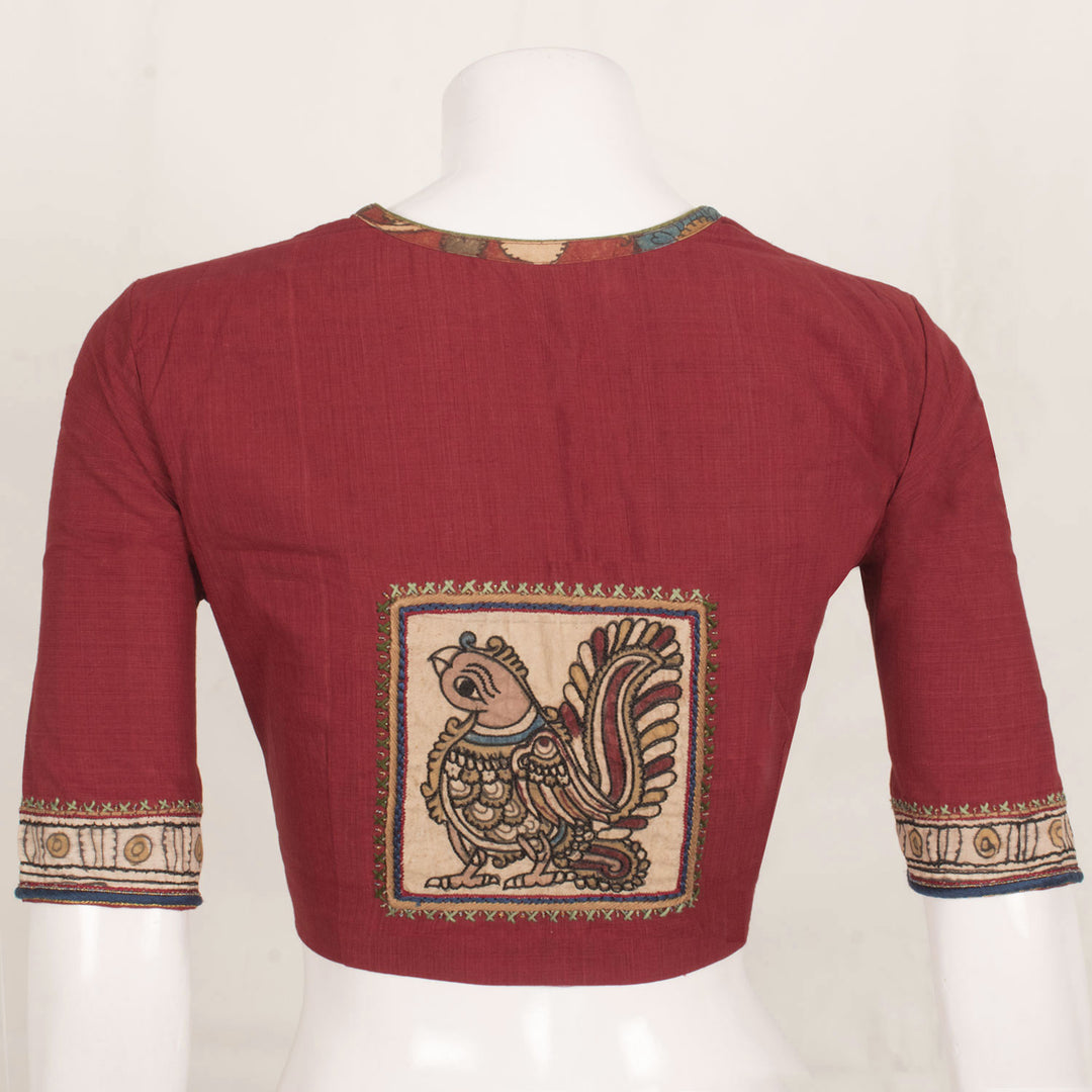 Handcrafted Embroidered Cotton Blouse 10055846