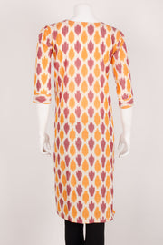 Handloom Ikat Cotton Kurta 10060392