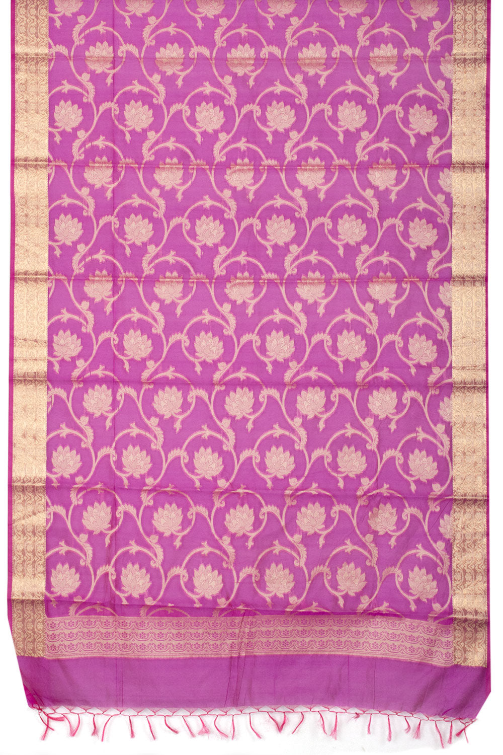 Magenta Banarasi Cotton Salwar Suit Material 10061164
