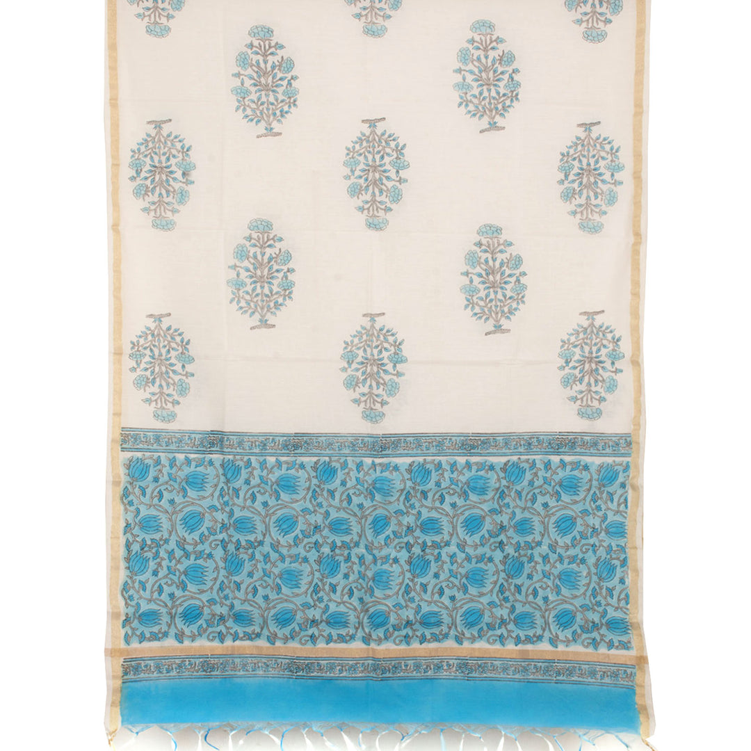 Hand Block Printed Cotton Salwar Suit Material 10056173