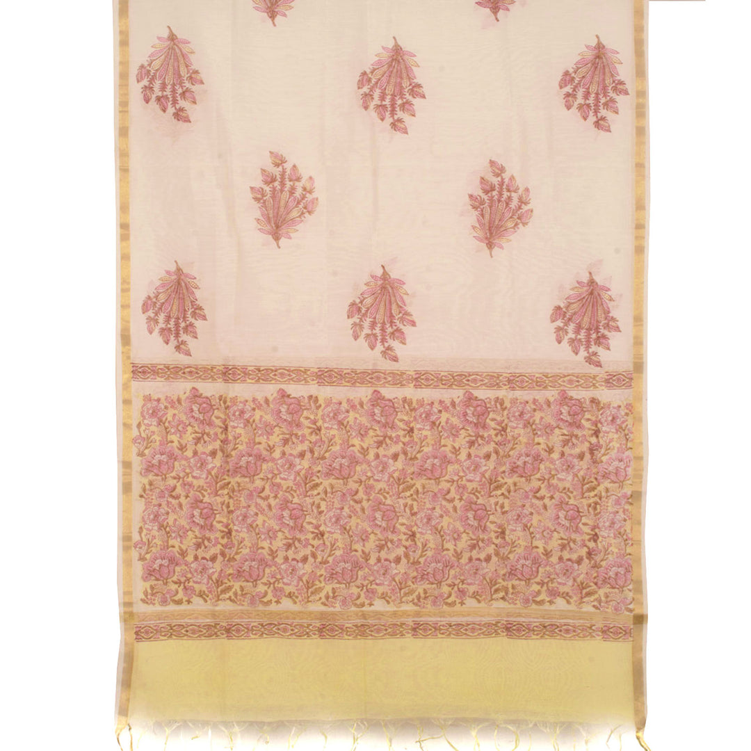 Hand Block Printed Cotton Salwar Suit Material 10056170