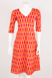 Handloom Ikat Cotton Kurta 10060393