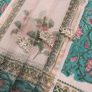 Sanganeri Hand Block Printed Cotton Salwar Suit Material 10056580