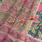 Sanganeri Hand Block Printed Cotton Salwar Suit Material 10056596