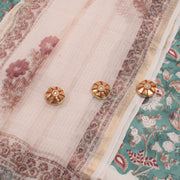 Sanganeri Hand Block Printed Cotton Salwar Suit Material 10056601