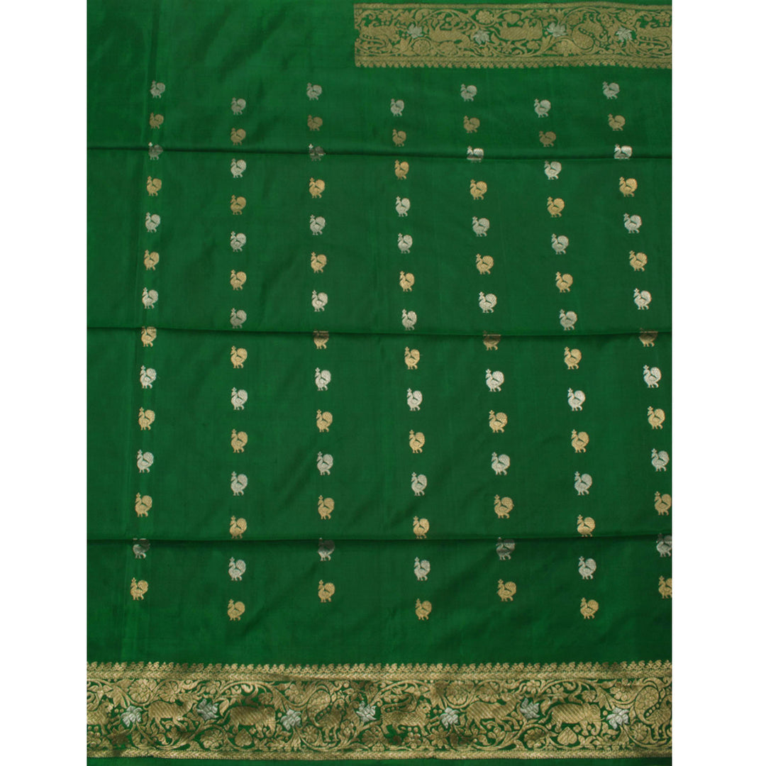 Handwoven Banarasi Katan Silk Saree 10055784