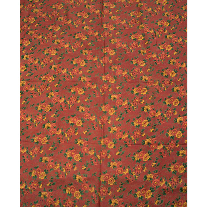 Printed Bhagalpur Silk Salwar Suit Material 10055890