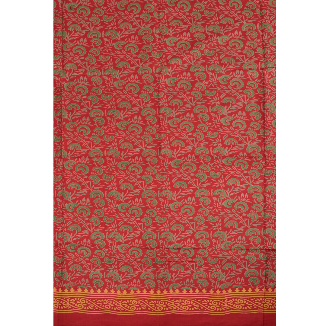 Printed Bhagalpur Silk Salwar Suit Material 10055895
