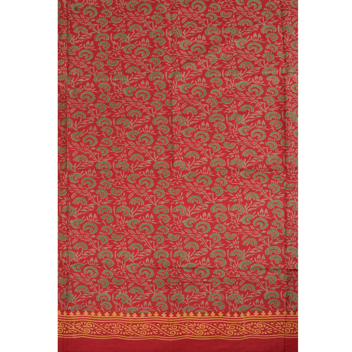Printed Bhagalpur Silk Salwar Suit Material 10055895