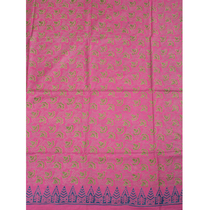 Printed Bhagalpur Silk Salwar Suit Material 10055901