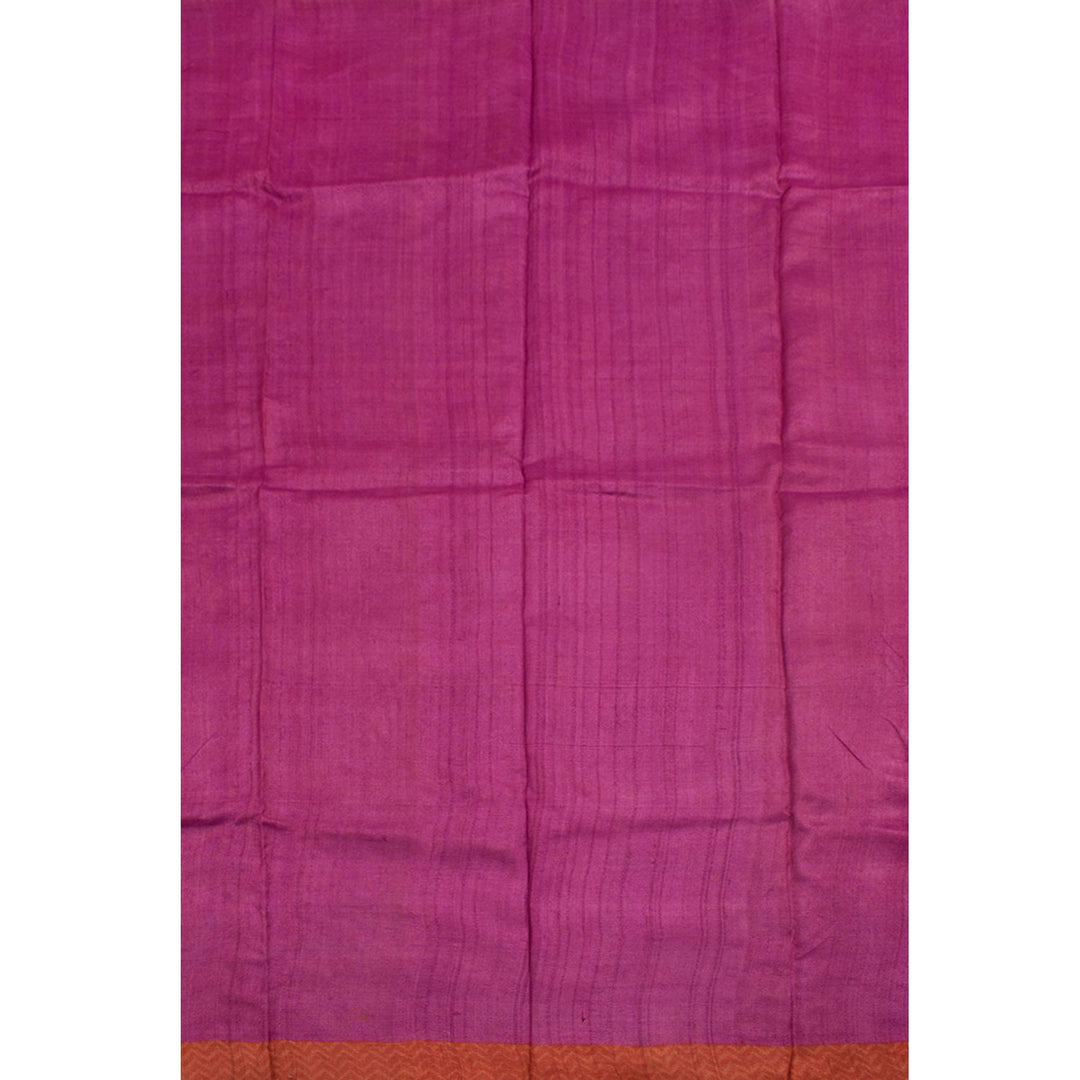 Hand Block Printed Tussar Silk Salwar Suit Material 10055927