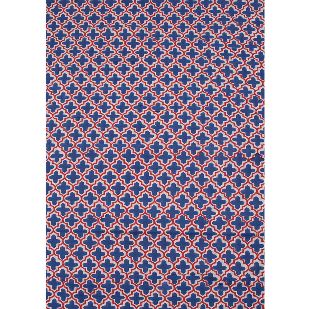 Hand Block Printed Mulmul Cotton Salwar Suit Material 10055963