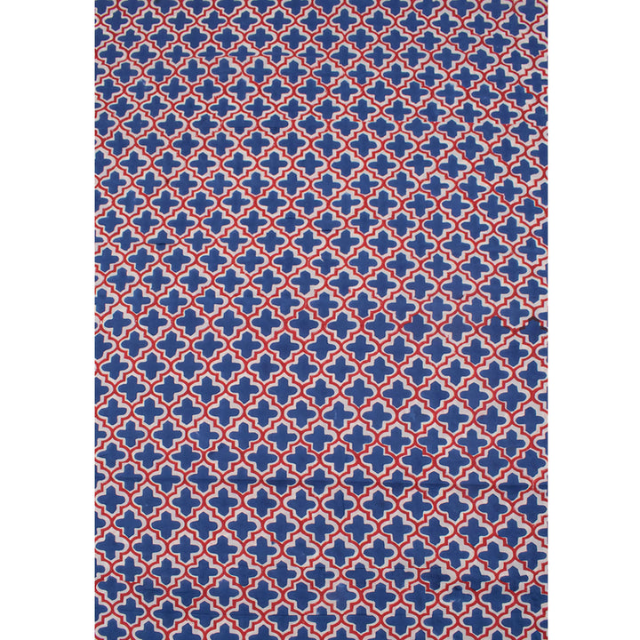 Hand Block Printed Mulmul Cotton Salwar Suit Material 10055963
