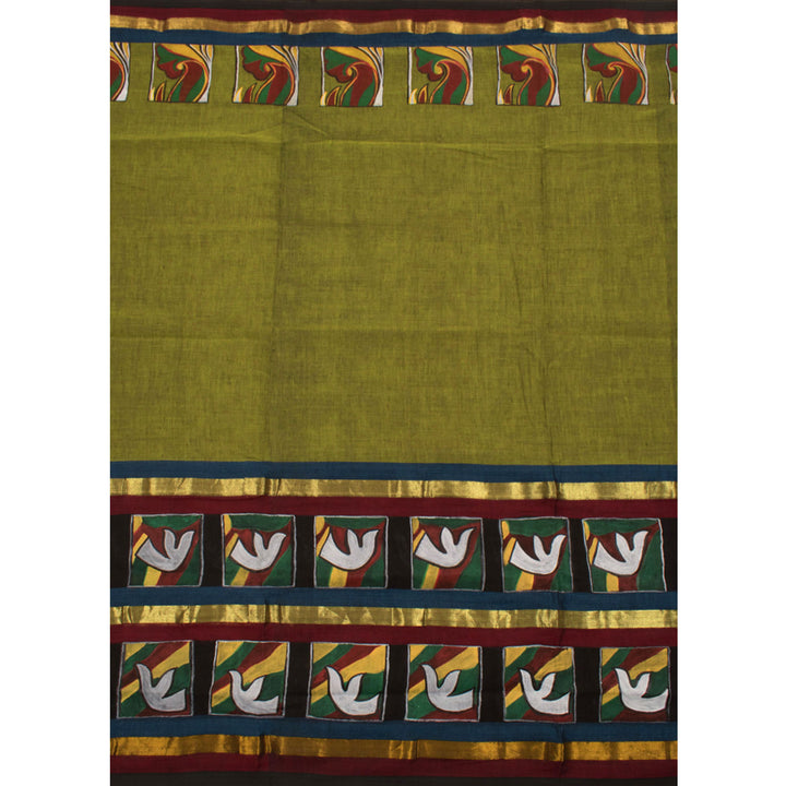 Hand Painted Bengal Cotton Saree 10056250