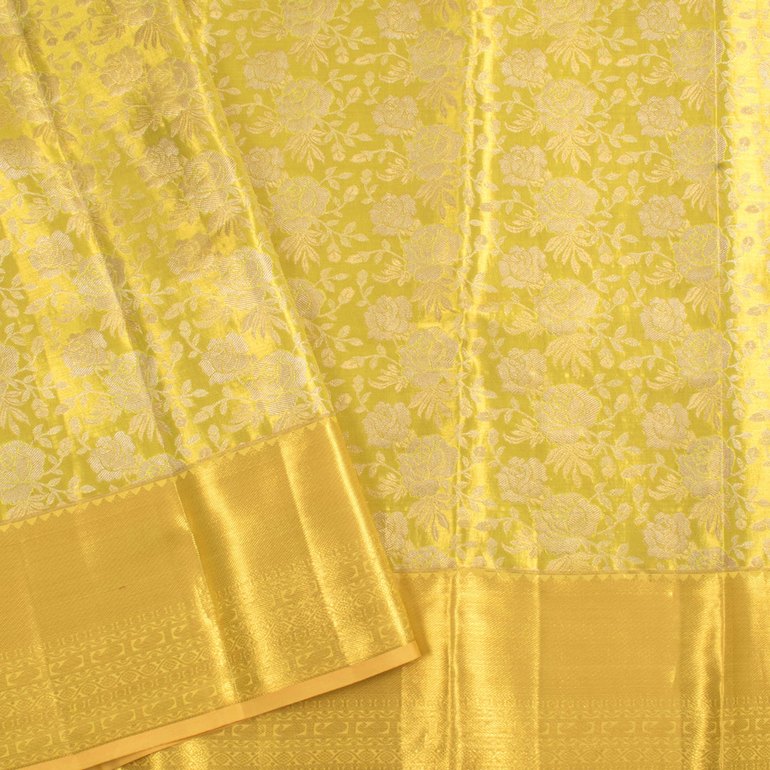 Pure Tissue Silk Bridal Jacquard Kanjivaram Saree 10056424