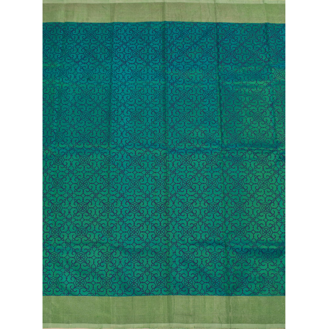 Hand Block Printed Uppada Silk Saree 10056540