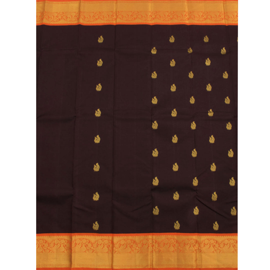 Handloom Pure Zari Korvai Kanjivaram Silk Saree 10056559