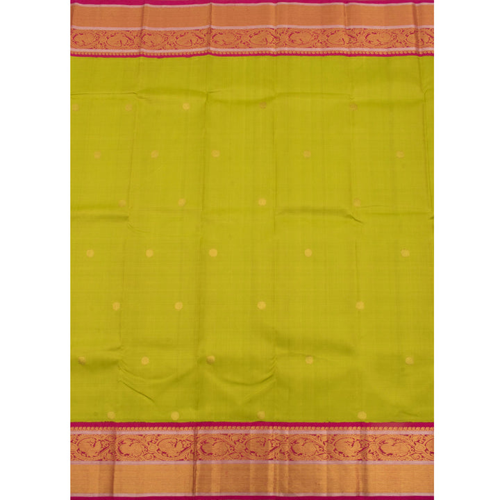 Handloom Pure Zari Korvai Kanjivaram Silk Saree 10056570