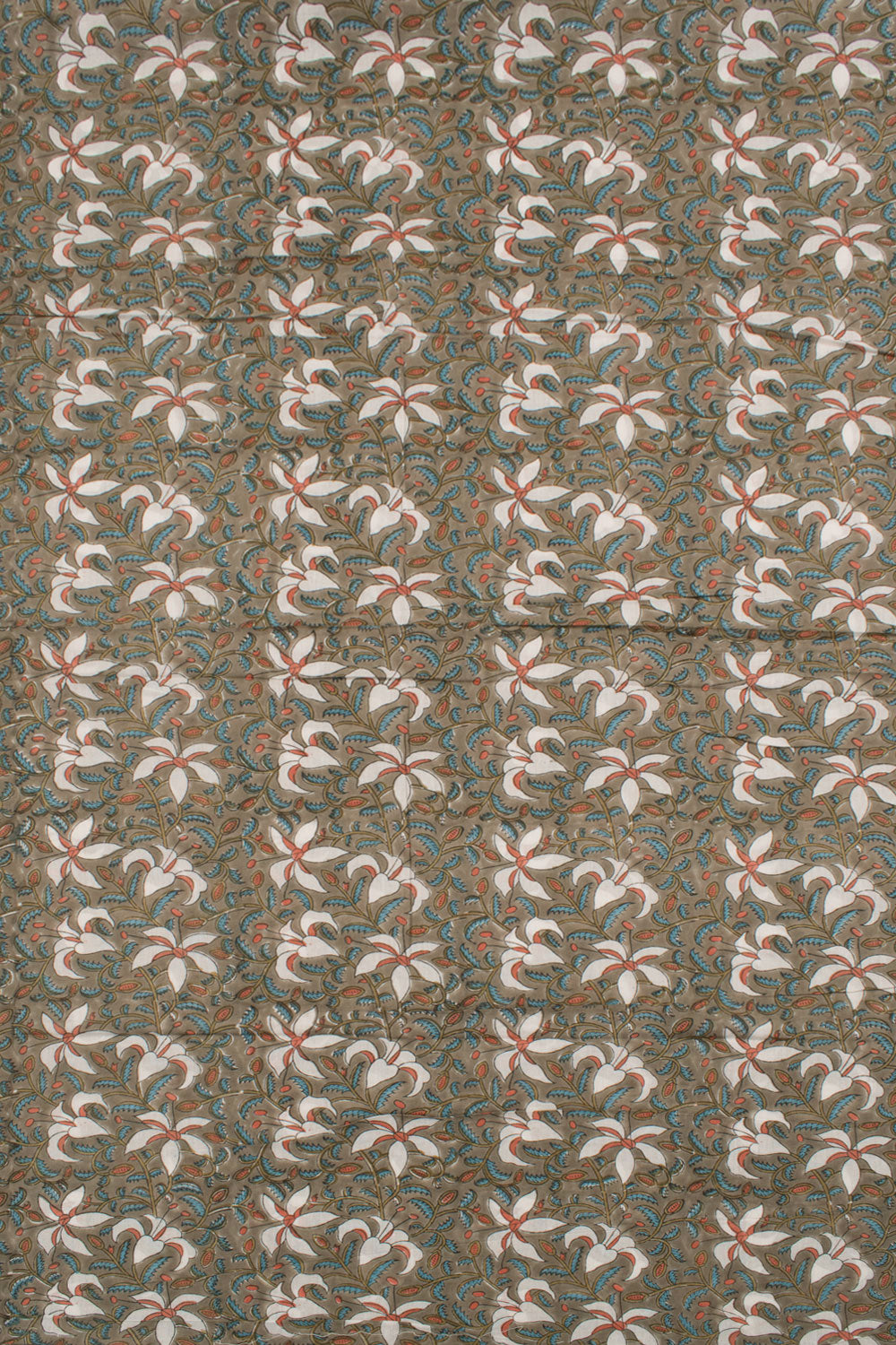 Hand Block Printed Cotton 3-Piece Salwar Suit Material 10057063