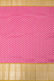 Dusky Rose Handloom Bridal Korvai Kanjivaram Silk Saree 10057115