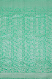 Mint Greeen Pure Zari Bridal Jacquard Kanjivaram Silk Saree 10057118