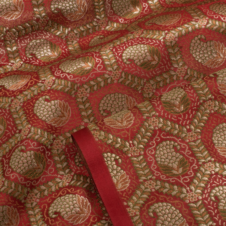 Handloom Banarasi Silk Blouse Material 10057229