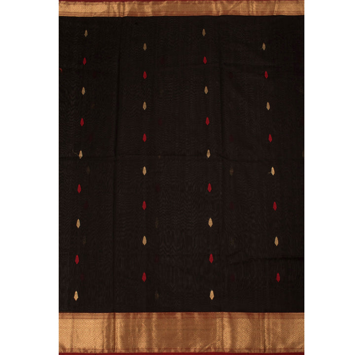 Handloom Maheshwari Silk Cotton Saree 10057313