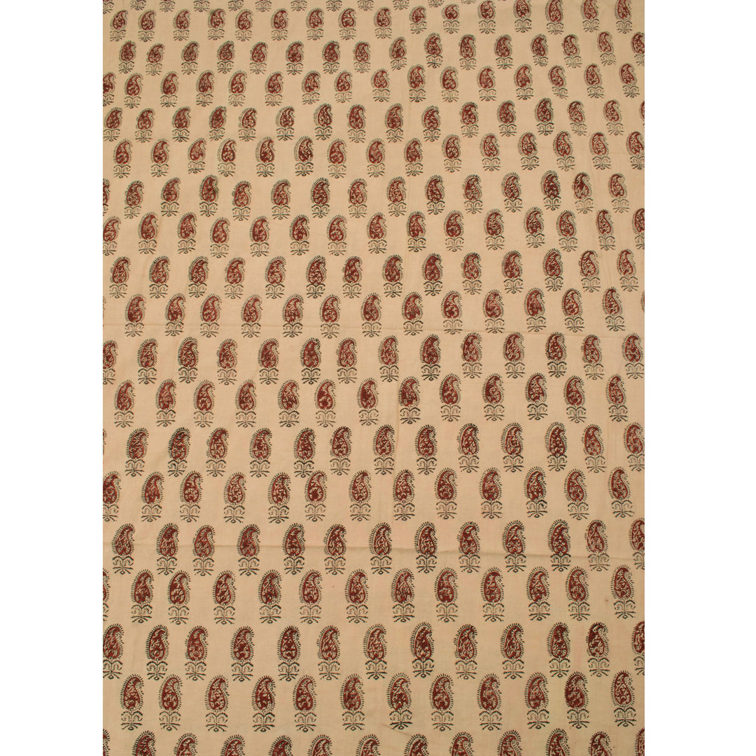 Hand Block Printed Cotton Kurta Material 10057340