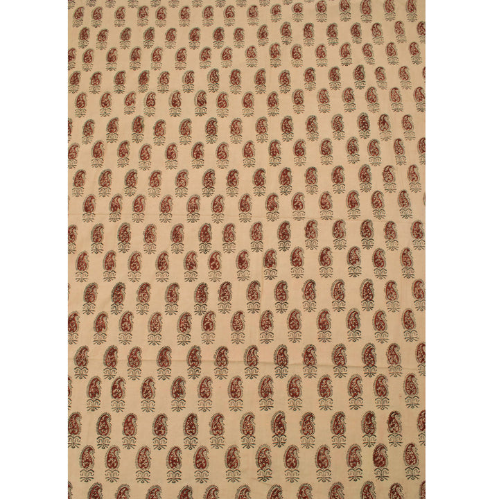 Hand Block Printed Cotton Kurta Material 10057340